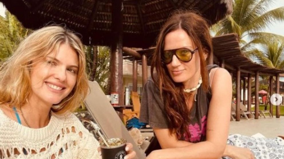 Mery del Cerro y Paula Chaves se divirtieron varios días en Brasil