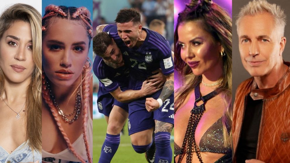 Mundial Qatar 2022: los famosos celebraron en las redes el triunfo de Argentina contra Polonia.