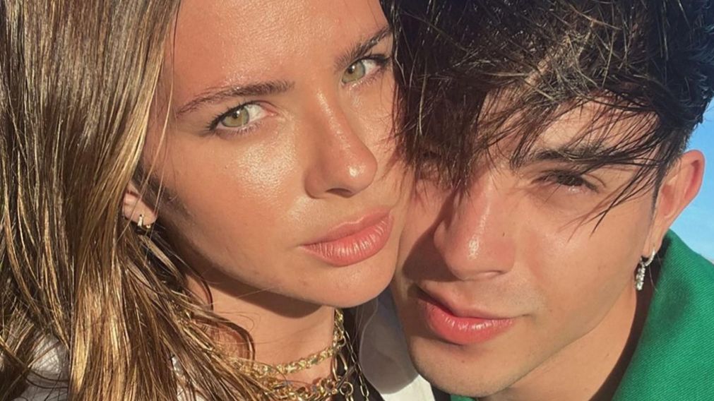 La pareja hizo una aparición sorpresa en el estadio de Qatar