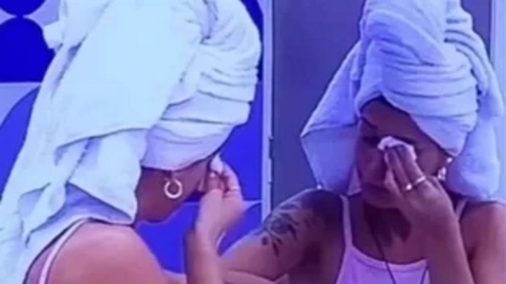 Juliana de "Gran Hermano" pasando uno de sus peores momentos.