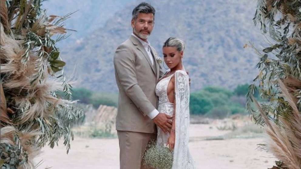 Flor Peña y Ramiro Pone de León se casaron en Salta, la primera de sus dos bodas