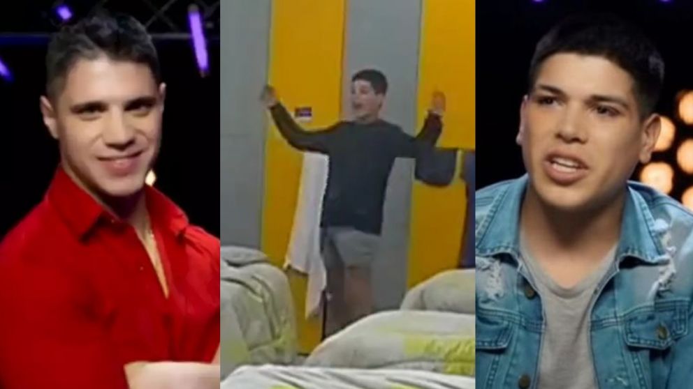 La sincera reacción de Thiago de "Gran Hermano 2022" al ver a Conejo en ropa interior.
