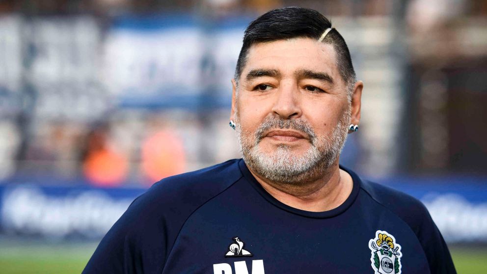 Diego Maradona, en La Plata