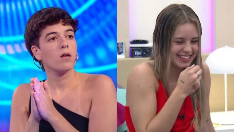 La hermanita eliminada no pudo contener su sorpresa.