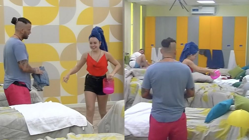 Escándalo en "Gran Hermano 2022": Coti le vació un balde de agua en la cama a Juan y Nacho.