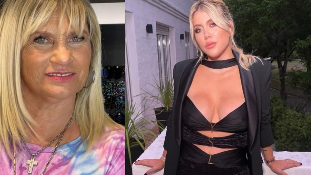 La mamá de L-Gante visitó el local de Wanda Nara.