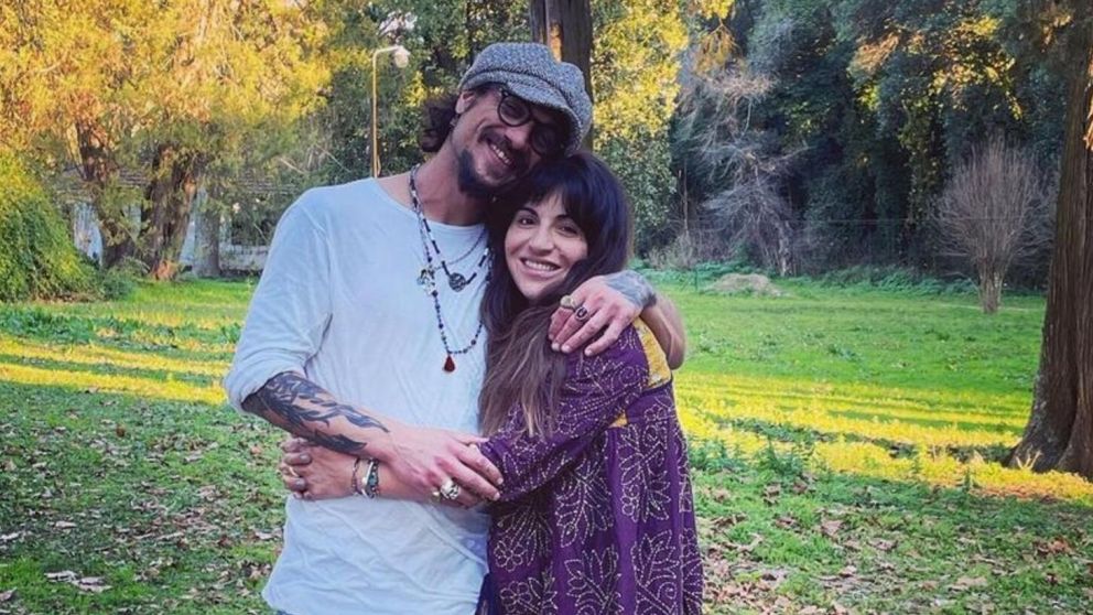 Gianinna Maradona y Daniel Osvaldo, separados.