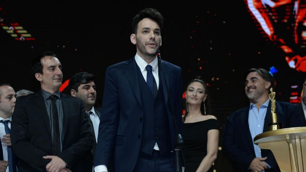 Facundo Pedrini compartió sus expectativas para los Martín Fierro de Cable. (Foto Crónica: Nahuel Ventura)