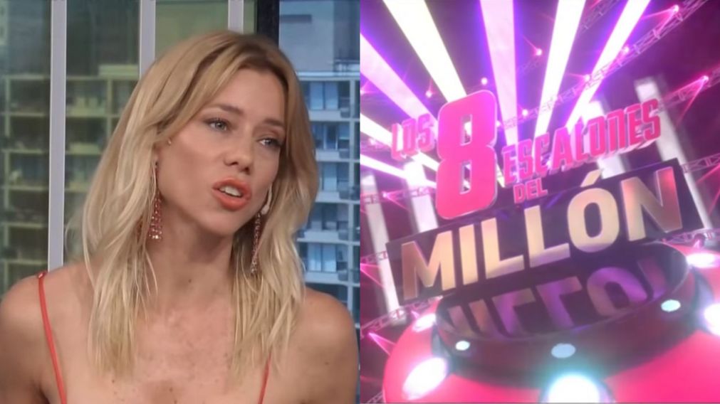 "Los 8 Escalones": Nicole Neumann sorprendió con su look.
