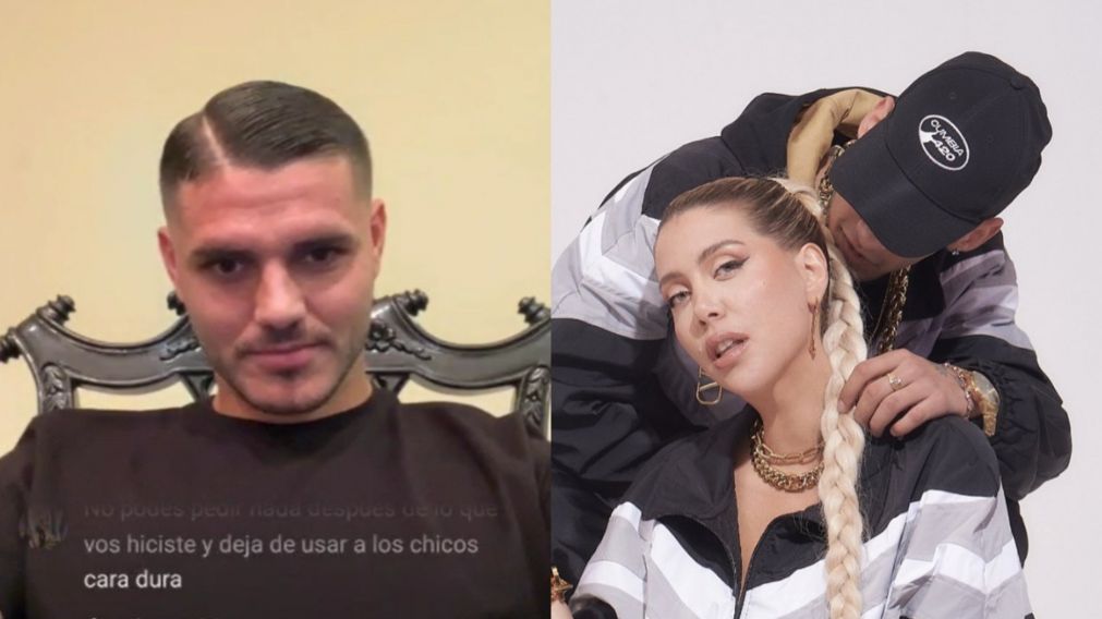 Mauro Icardi criticó a Wanda Nara por su relación con L-Gante.