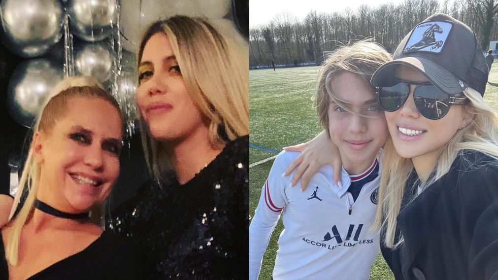 Wanda Nara alejada de su madre y sus hijos por L-Gante.