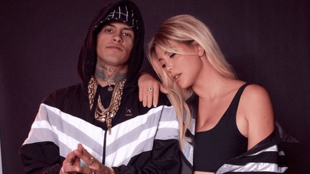 L-Gante junto a Wanda Nara (Instagram/@lgante_keloke).