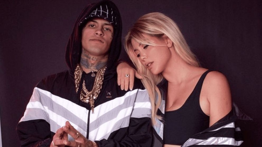 L-Gante junto a Wanda Nara (Instagram/@lgante_keloke).