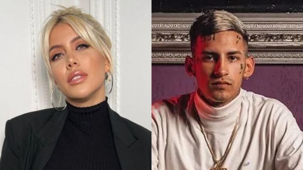 Wanda Nara y un guiño para L-Gante.