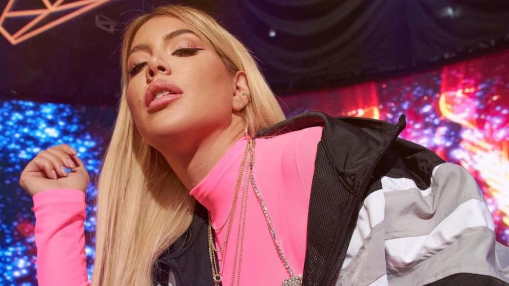 Wanda Nara alimentó los rumores de una colaboración musical con L-Gante.