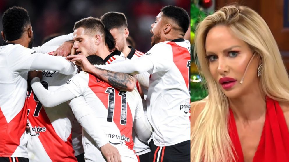 Luciana Salazar relacionada con un jugador de River.