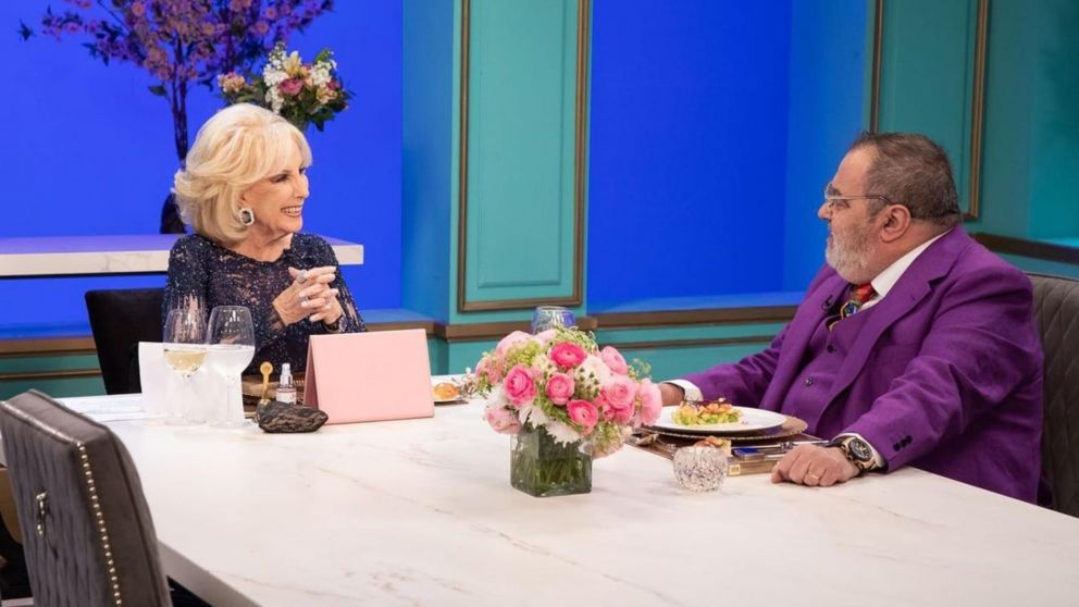 Mirtha Legrand recibi� a Jorge Lanata en su tercer programa desde su regreso a la televisi�n.