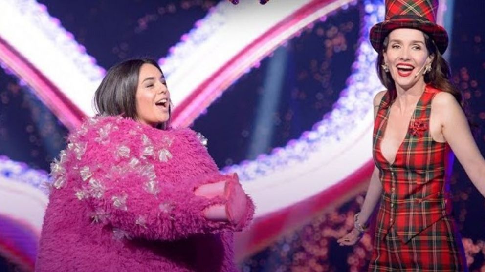 Ángela Leiva dio un gran show en su paso por "¿Quién es la máscara?".