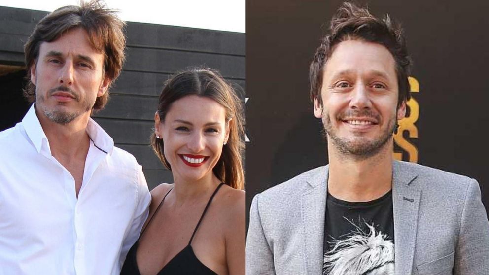 Pampita y Roberto García Moritán disfrutaron de la obra de Benjamín Vicuña y Laurita Fernández.