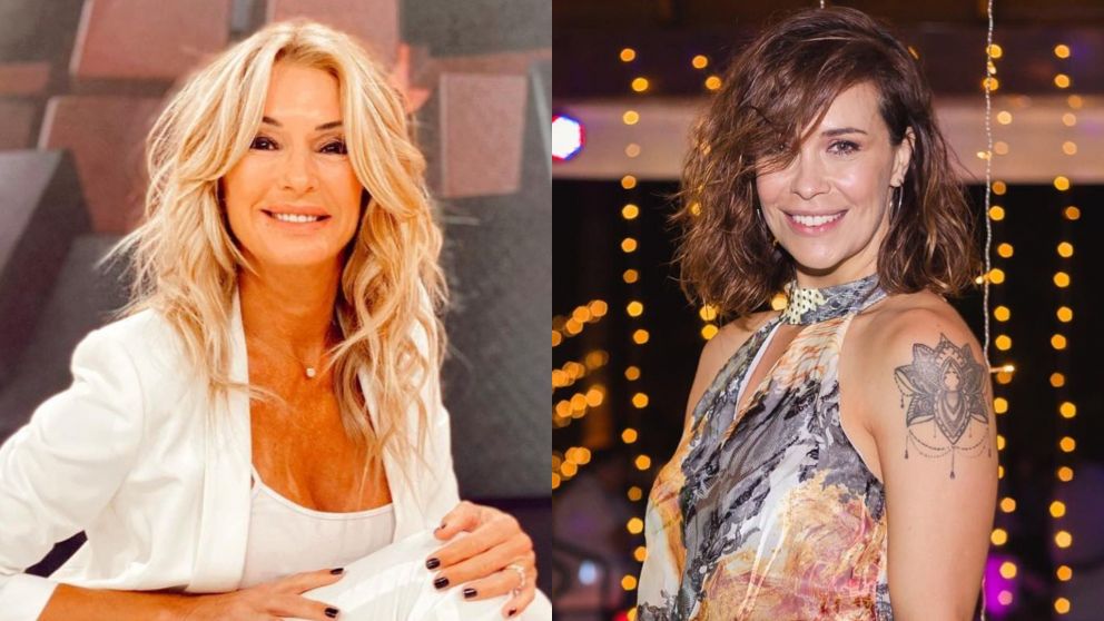 Yanina Latorre y Josefina Pouso se besaron al aire.