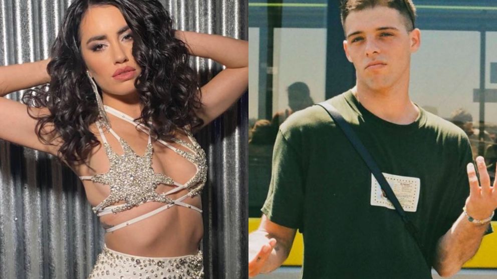 Lali Esp�sito y Santi Maratea, a puro chape.