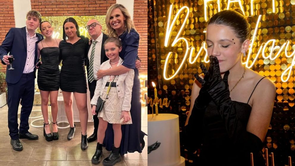 La tremenda fiesta de Emma, la hija de Denise Dumas y Campi.