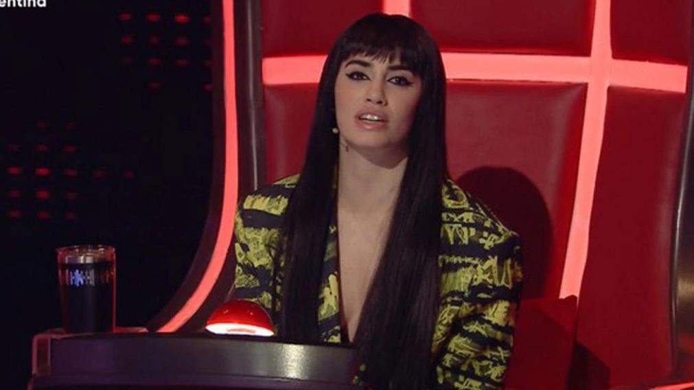 Lali Espósito imitó un reconocido meme en "La Voz Argentina".