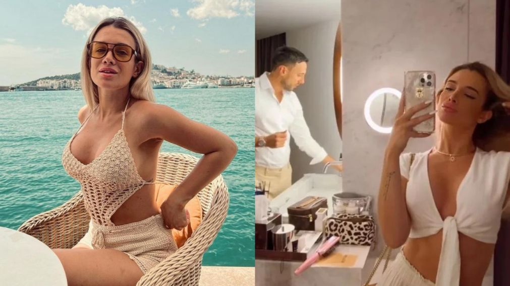 Camila Homs está disfrutando del verano europeo con su novio.