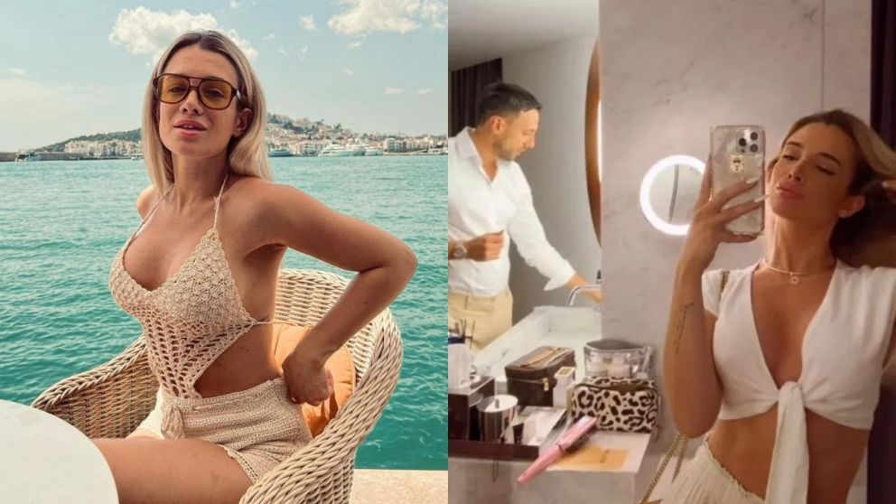 Camila Homs está disfrutando del verano europeo con su novio.