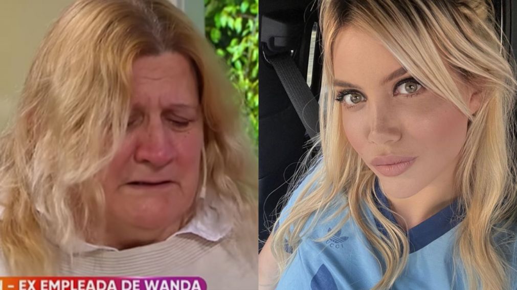 La exempleada de Wanda Nara, Carmen, rompió en llanto.