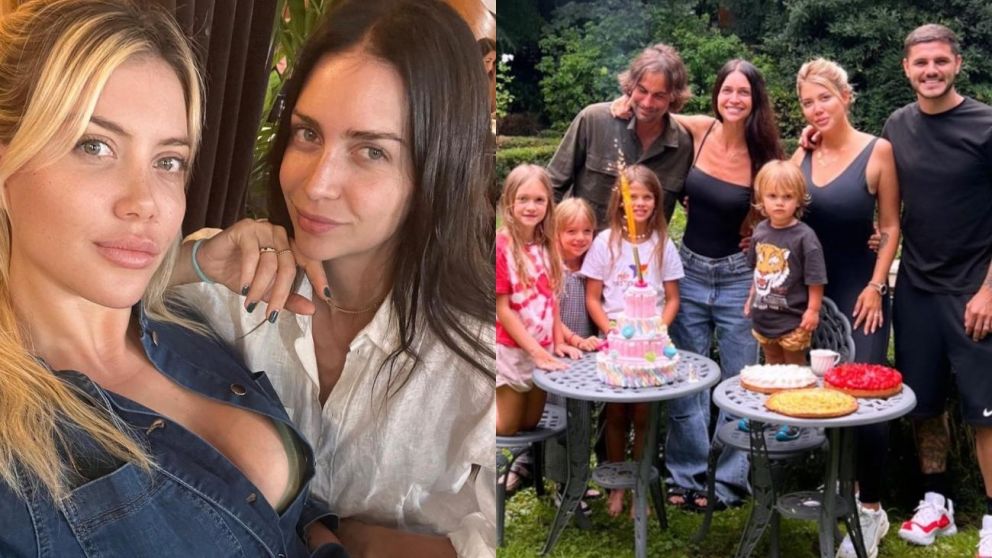 Zaira Nara celebró su cumpleaños en Francia con Wanda Nara.