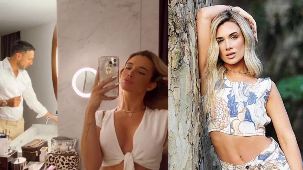Camila Homs disfruta sus días libres con su novio.