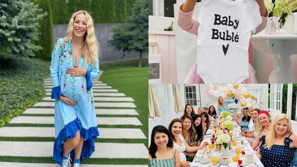 Luisana Lopilato festejó su baby shower.