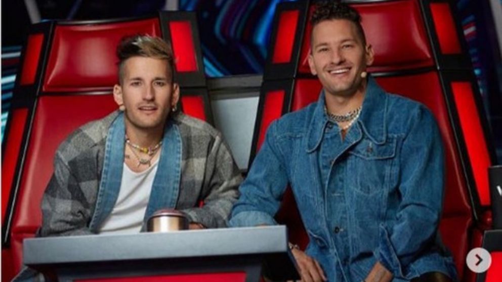 La sorpresa de Mau y Ricky en "La Voz Argentina" al escuchar un tema de ellos.