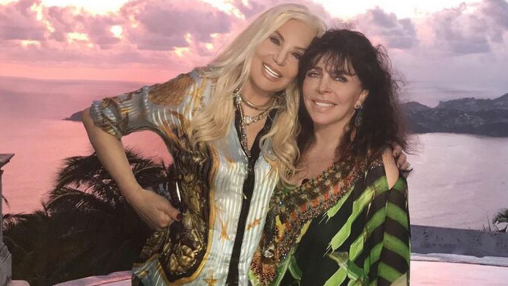 Susana Giménez y Verónica Castro compartieron la foto de su encuentro y las redes reaccionaron.