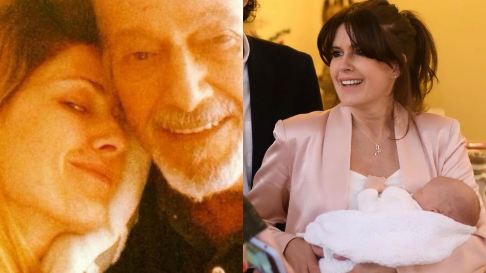Isabel Macedo vivió un sorprendente momento con su beba y su papá fallecido.