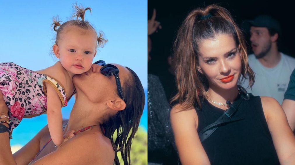 Qué le dijo la China Suárez a la hija de Pampita por su primer cumpleaños.