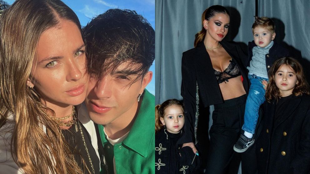 La China Su�rez arm� las valijas y se fue de viaje con Rusherking y sus hijos.