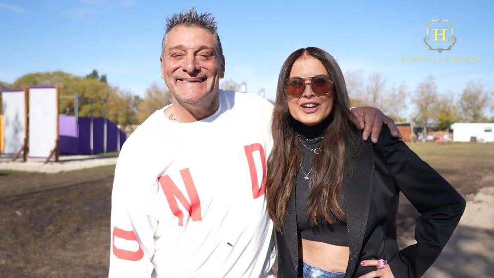 Silvina Luna y El Turco García visitaron "El Hotel de los Famosos".