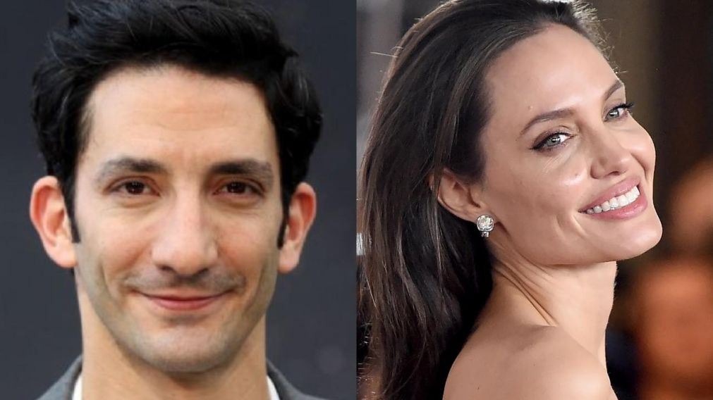 Juan Minujín y Angelina Jolie especialmente cerca.