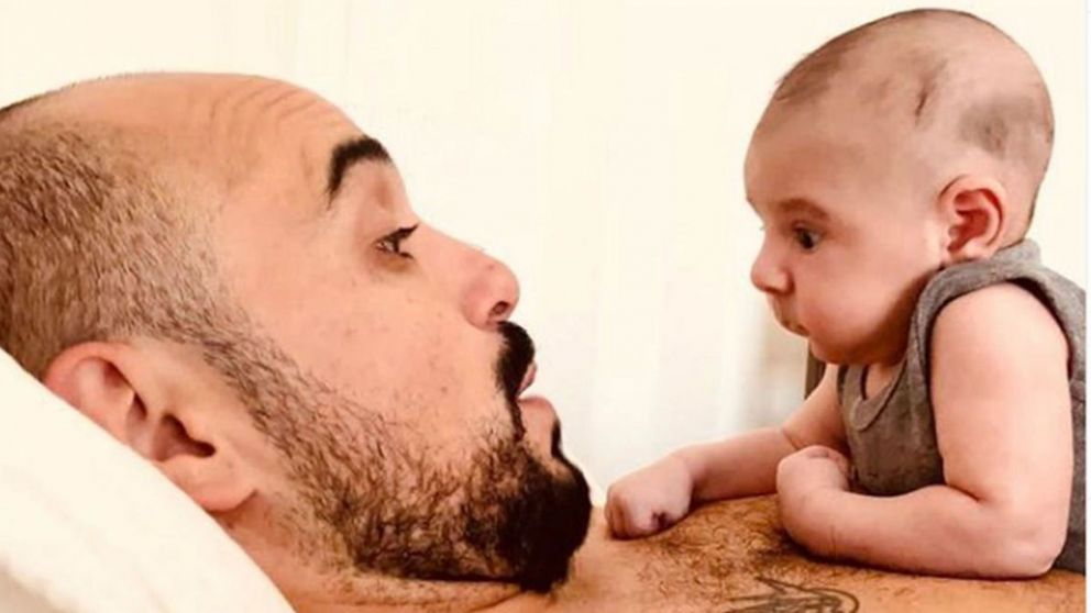 Abel Pintos public� un tierno video de su hijo Agust�n.