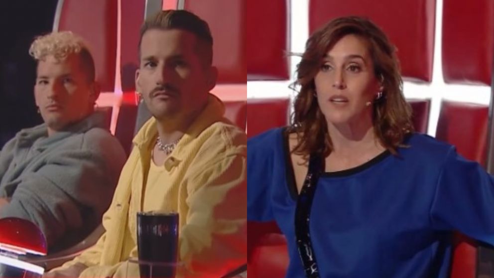 Soledad Pastorutti bloqueó a Mau y Ricky en "La Voz Argentina".