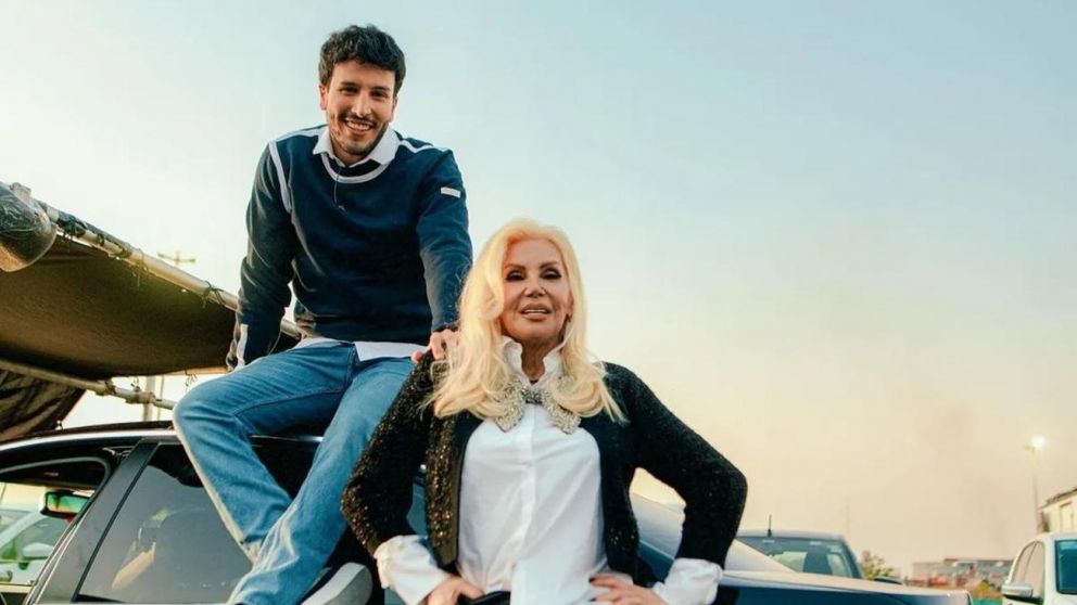 Sebastián Yatra graba el especial junto a Susana Giménez.