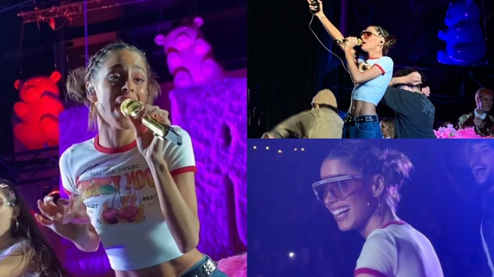 Tini Stoessel sorprendió a los asistentes de la fiesta Bresh.