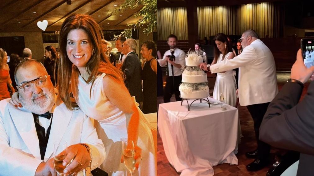 Jorge Lanata y Elba Marcovecchio tuvieron una fiesta de casamiento a lo grande.