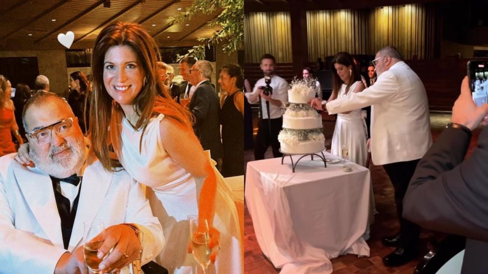 Jorge Lanata y Elba Marcovecchio tuvieron una fiesta de casamiento a lo grande.
