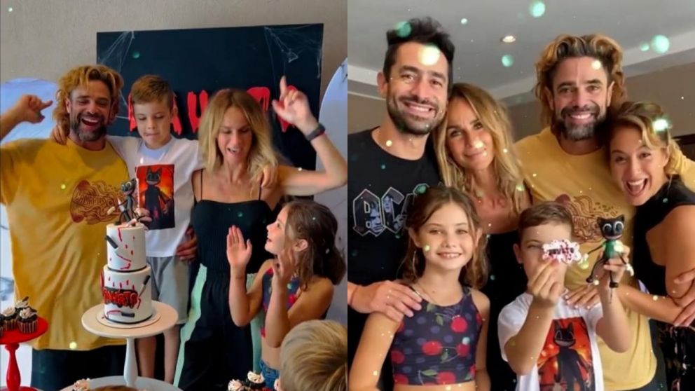 Sabrina Rojas y Luciano Castro se juntaron con el Tucu López y Flor Vigna por el cumpleaños de su hijo.