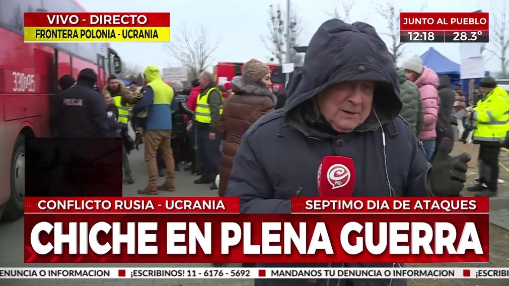 Chiche Gelblung, en el medio del conflicto.