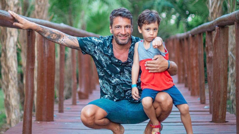 Gustavo Conti tiene una gran conexi�n con F�lix, su hijo.