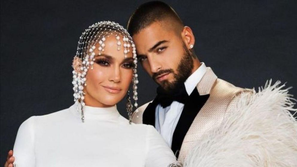El colombiano Maluma, con JLo y Owen Wilson, en su debut en cine.